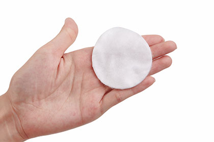 circle cotton pads